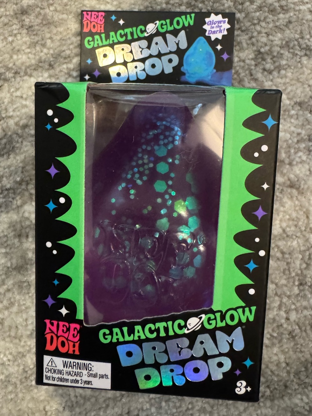 NEE DOH GALACTIC GLOW DREAM DROP!! Unopened New in Box (PURPLE)